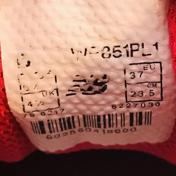 New Balance 851 Acteva Lite Running Sneakers Women's 6.5 Plum Pink Lime Low Shoe - Picture 9 of 11